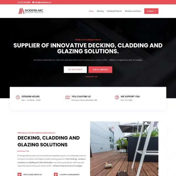 website-modern-arco website modern arco